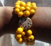 Pulseira Aurora amarela